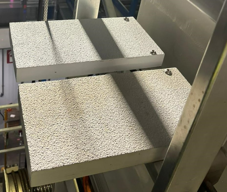 Escalera peldañeada de material PRFV