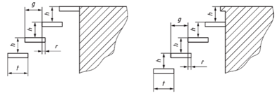 dibujo de una escalera con plataforma