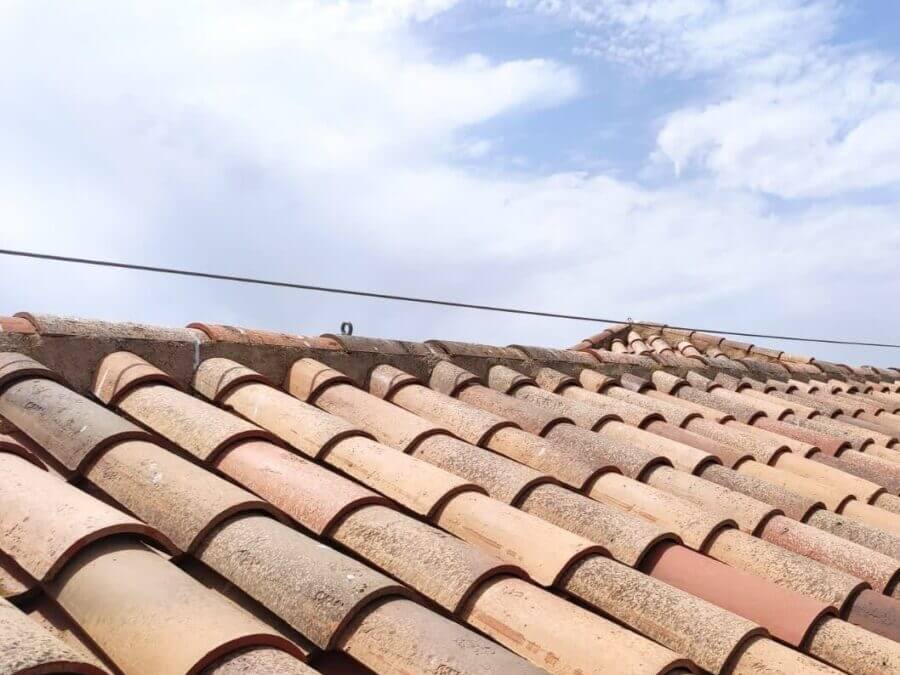 linea de vida en un tejado